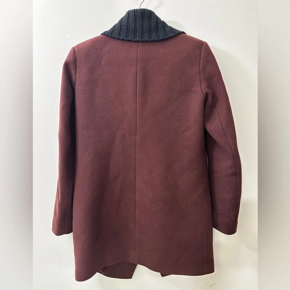 THEORY Trench Coat Knit Collar Retail $765 SIZE PETITE TINY PETITE Stars Hollow - Picture 2 of 7